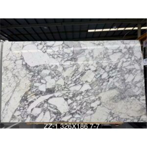 arabescato white marble slab polished