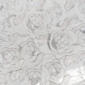 ms04 azul blue marble mother pearl of shell waterjet mosaic tile