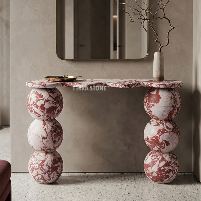 bvlgari red marble console table bvlgari red marble console table