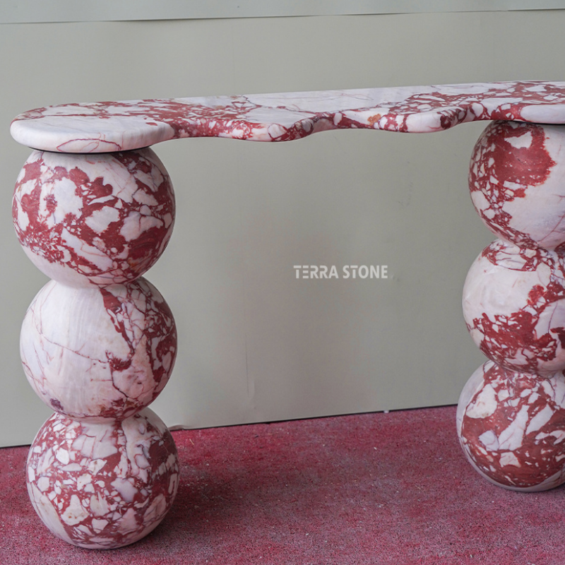 bvlgari red marble console table bvlgari red marble console table