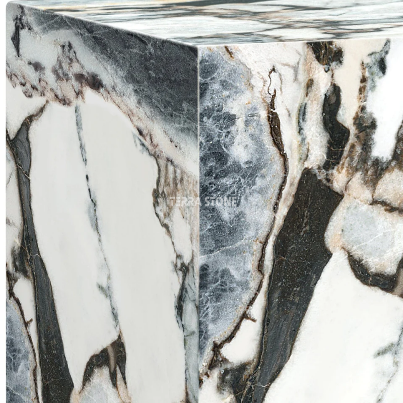 italian modellato marble plinth side table italian modellato marble plinth side table