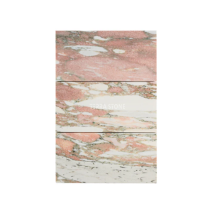 norwegian rose 6"x12" pink marble tile | honed