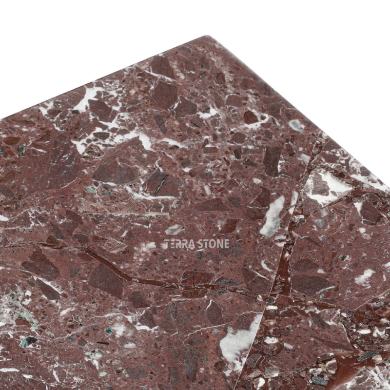 rosso levanto marble plinth side table rosso levanto marble plinth side table
