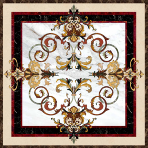 mr01 marble floor medallion