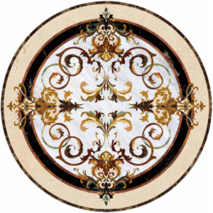 mr01 marble floor medallion