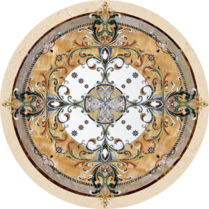 mr01 marble floor medallion