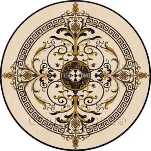 mr01 marble floor medallion