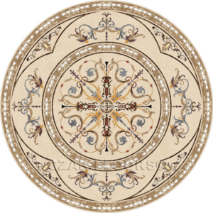 mr01 marble floor medallion