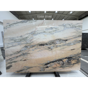 portugal smoky/rosa aurora pink marble slab polished