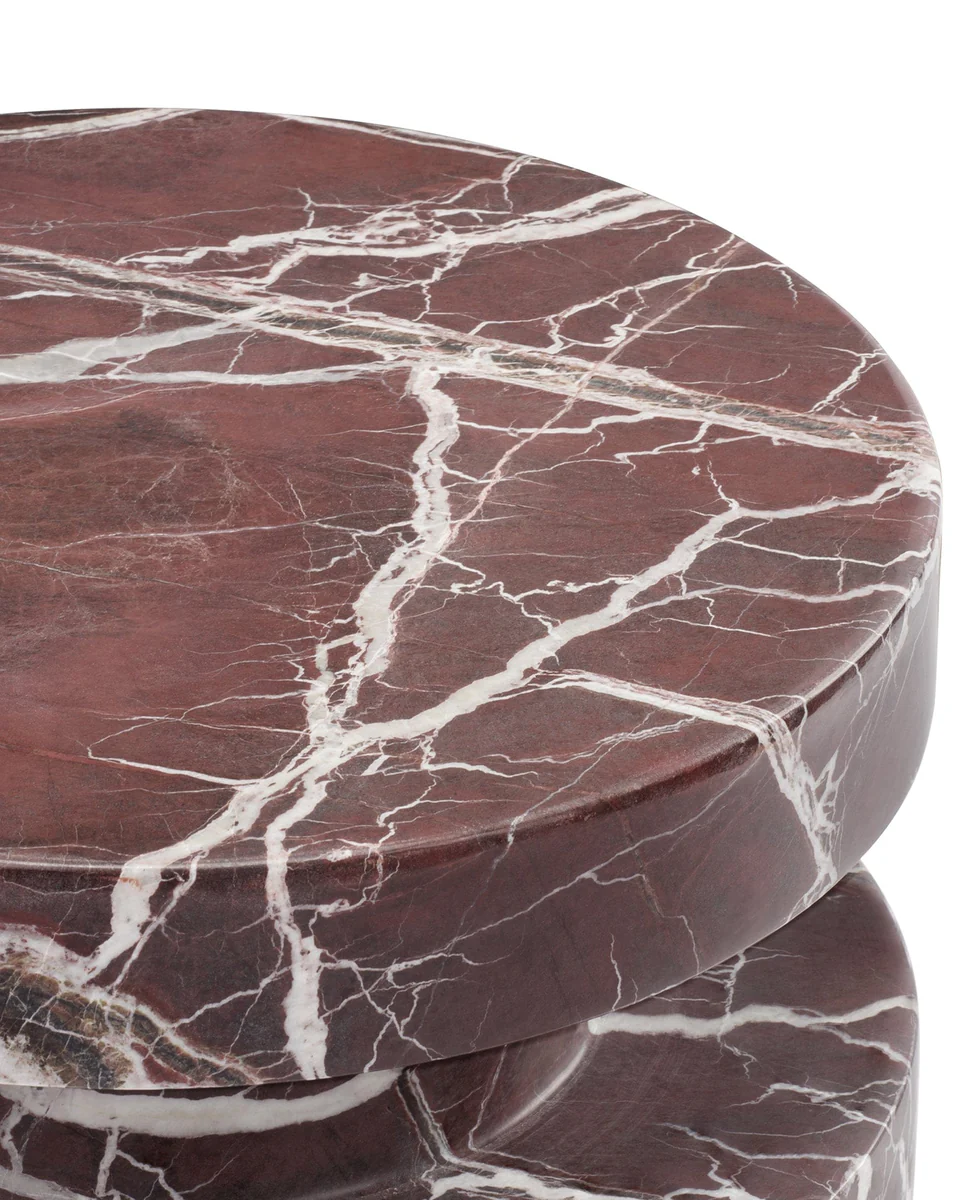 rosso levanto marble side table rosso levanto marble side table