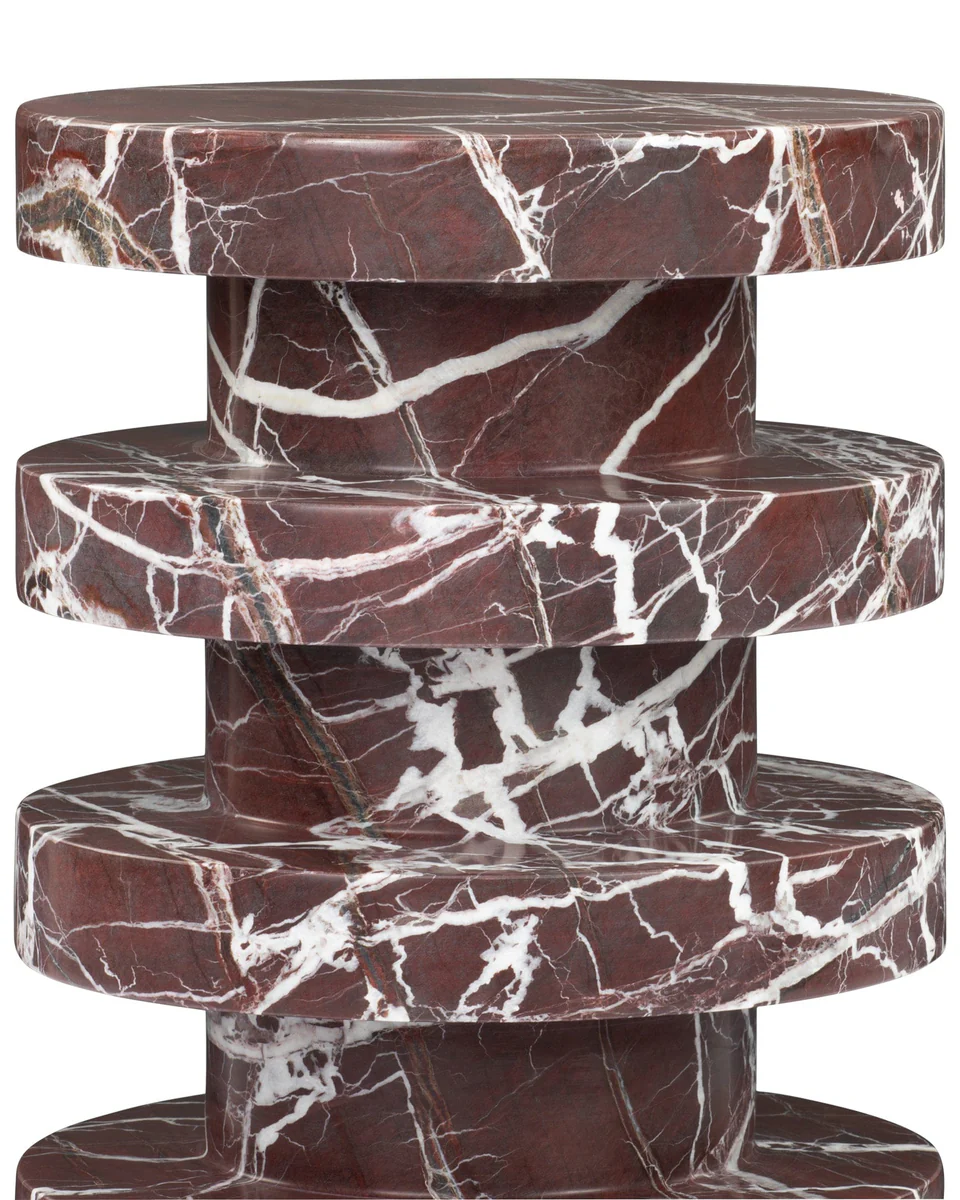 rosso levanto marble side table rosso levanto marble side table