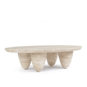italian travertine coffee table