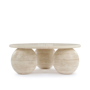italian travertine coffee table