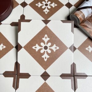 maillard color ceramic tile 200x200mm