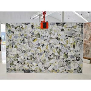 ice green marble slab polished