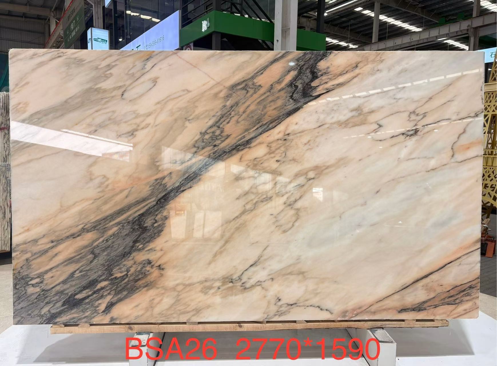 rosa aurora pink marble
